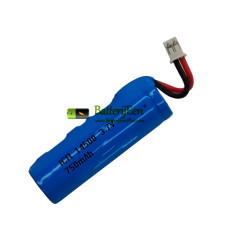 Vervangende batterij voor DTE LUX-VI ICR-14500