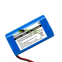 Vervangende batterij voor PLC 31004-10 zwarte stekker