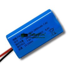 Vervangende batterij voor PLC HTK-18650-2600mAh-7.4V