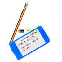 Vervangende batterij voor PLC LICB-18650-1S2P