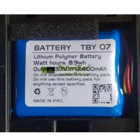 Vervangende batterij voor PLC TBY-O7