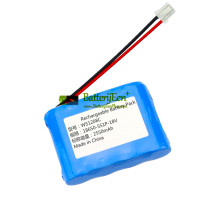 Vervangende batterij voor PLC WS1208C 18650-5S1P-18v