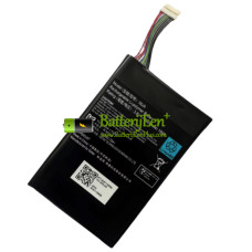 Vervangende batterij voor Getac MTUB NUA 02-852-7841