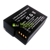 Vervangende batterij voor Leica 4 QP Qtyp116 BP-DC12-E V-lux114 CL V-LUX5