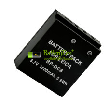 Vervangende batterij voor Leica X2 X1 BPDC8 XE VARIOX X BP-DC8 TYP113
