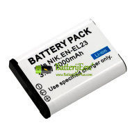 Vervangende batterij voor Nikon P900 P600 EN-EL23 COOLPIX P900S P610S B700 S810C Vervangende batterij voor Nikon P900 P600 EN-EL23 COOLPIX P900S P610S B700 S810C