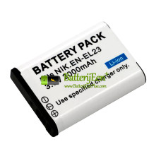 Vervangende batterij voor Nikon P900 P600 EN-EL23 COOLPIX P900S P610S B700 S810C