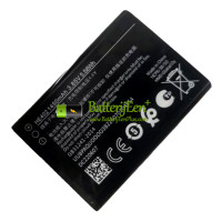 Vervangende batterij voor Nokia HE402 TA-1482 5710