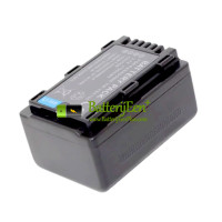 Vervangende batterij voor Panasonic V10 SD80/60 VW-VBK180 V100 TM55/40 HS80 V500/700