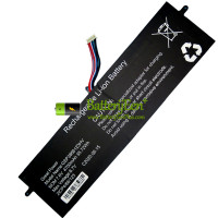 Vervangende batterij voor PDA 10Buckles-9Lines GSP3866123HV
