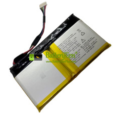 Vervangende batterij voor PDA 10Lines PR-115957G