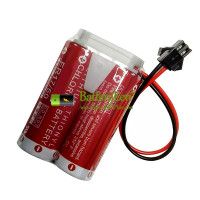 Vervangende batterij voor PLC 50750-1018 SM-Plug ER1750 MD500N ER17/50