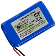 Vervangende batterij voor PLC 523562S 3PLPP