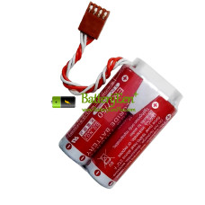 Vervangende batterij voor PLC ER17/50 ER1750 50750-1018 4P-Plug MD500N