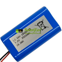 Vervangende batterij voor PLC Li-ion-18650-2S