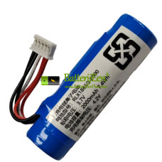 Vervangende batterij voor PLC RLX18650-2000