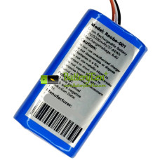 Vervangende batterij voor PLC Roobo-001