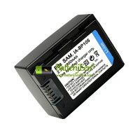Vervangende batterij voor Samsung HMX-F80 HMX-G304 F90 IA-BP105R HMX-F800