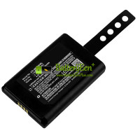 Vervangende batterij voor Unitech SRD650 BP08-000780 1400-900018G