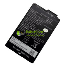 Vervangende batterij voor ZEBRA BTRY-TN2X-1XMA1-01 BT-000454