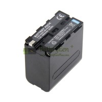Vervangende batterij voor Sony NP-F330 NP-F530 NP-F550 NP-F570 NP-F750 NP-F770 6600mAh