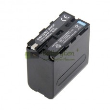 Vervangende batterij voor Sony NP-F330 NP-F530 NP-F550 NP-F570 NP-F750 NP-F770 6600mAh