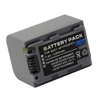 Vervangende batterij voor Sony HDR-CX HDR-HC HDR-SR HDR-UX HDR-XR Series 1250mAh