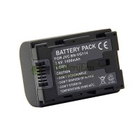 Vervangende batterij voor JVC GZ-MS110BEK GZ-MS110BEU GZ-MS110BU 1400mAh