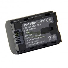 Vervangende batterij voor JVC BN-VG107U BN-VG108E BN-VG108U 860mAh