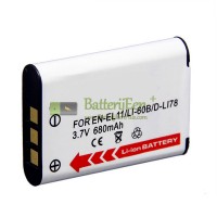 Vervangende batterij voor Olympus Li-60B FE-370 680mAh