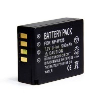 Vervangende batterij voor Fujifilm NP-W126 FinePix HS30 HS30EXR HS33EXR 1260mAh