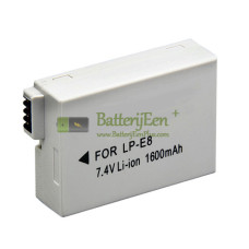 Vervangende batterij voor Canon LP-E8 EOS 550D 600D 650D 700D