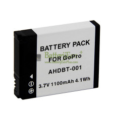 Vervangende batterij voor GoPro AHDBT-001 HD HERO1 1100mAh