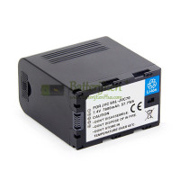 Vervangende batterij voor JVC SSL-JVC50 SSL-JVC70 75 78 GY-HMQ10 HM600 HM650 7800mAh met USB-uitgang