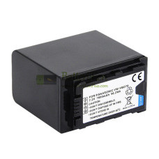 Vervangende batterij voor Panasonic VW-VBD78 AJ-PX298 HC-MDH2 DVX200 7800mAh