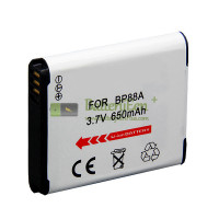 Vervangende batterij voor Samsung BP-88A DV200 DV300 DV300F DV300H 650mAh