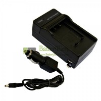 Vervanging Lader voor Olympus Li-60B met auto-oplaadkabel