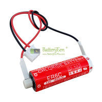 Vervangende batterij voor Mitsubishi ER6C F2-40BL FX2N / 1N AA 3.6V