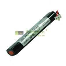 Vervangende batterij voor de Welch Allyn AED 10 00185-2 12V 3AH Li / Mn02