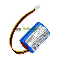 Vervangende batterij voor Tyco Healthcare 382.400 F010484 B1140 AMED0138