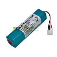 Vervangende batterij voor Fukuda FX-4010 8TH-2400A-2LW LS1506