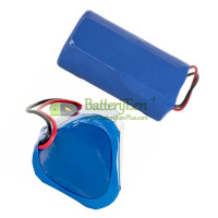 Vervangende batterij voor ilife V3 V3S por X5 V5S V5S PRO UR18650ZT-3s1p-S