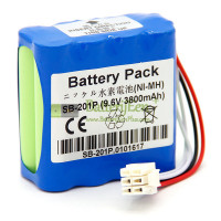 Vervangende batterij voor Nihon Kohden PVM-2700 PVM-2703 PVM-2701 SB-201P X076