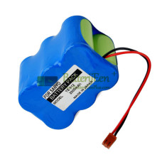 Vervangende batterij voor Terumo 6N-1200SCK TE-112 # 2
