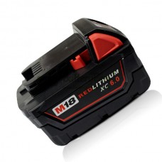 Vervangende batterij voor Milwaukee 48-11-1811 48-11-1815 48-11-1820 48-11-1822 48-11-1828 48-11-1840 6Ah 18Volt
