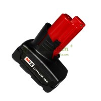 Vervangende batterij voor MILWAUKEE 48-11-2440 48-11-2401 48-59-2420 12Volt