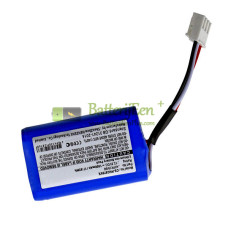 Vervangende batterij voor Philips FC8700 FC8603 4IFR19 / 66 12.8Volt